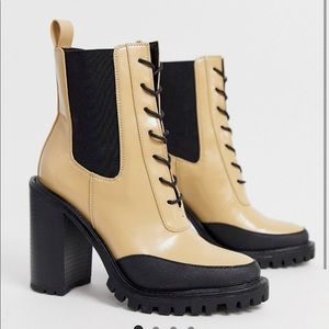 ASOS Ellen platform lug sole boots Size 7 NWOT
